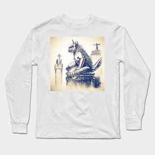 Gargoyle on the tower Long Sleeve T-Shirt